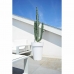 Vaso Riviera Branco Plástico Quadrado Ø 40 cm