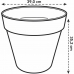 Taimepott Elho   Ümmargune Plastmass Ø 40 cm