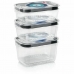 Set of 3 lunch boxes BOSCH Tritan Plastic 700 ml 1 L 1,5 L (3 Units)