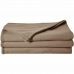 Blanket Poyet  Motte POLECO Taupe 240 x 260 cm 100 % polyester