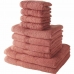 Handdoekenset TODAY Terra cotta 10 Stuks