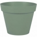 Bloempot EDA Tuscany 30 x 26 cm Groen Plastic Rond