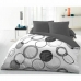 Set beddengoed HOME LINGE PASSION Wit Grijs Lichtgrijs 220 x 240 cm Cirkels