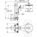 Coluna de duche Grohe VITALIO SYSTEM 260