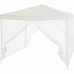 Gazebo 140 Stål 100 % polyester 3 x 3 m Hvid