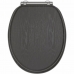 Toilet Seat Gelco Dark grey Black