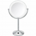 Miroir Grossissant avec LED Babyliss 9436E Acier Acier inoxydable Double face