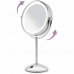 Magnifying Mirror with LED Babyliss 9436E Steel Stainless steel Double-sided