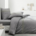 Lenzuolo con angoli aderenti TODAY Percale Grigio chiaro 140 x 200 cm Grigio