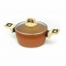 Casseruola con coperchio Amercook Terracotta Arancio (1 Unità) Ø 20 cm (Ricondizionati A)