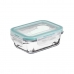 Lunchbox 5five Simply Smart Blauw Transparant Kristal 800 ml 18,5 x 12,5 x 6 cm Rechthoekig