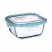 Fiambrera 5five Simply Smart Azul Transparente Cristal 800 ml 16 x 16 x 7,5 cm