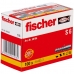 Dygliai Fischer S6 50106 Išplėtimas 100 Dalys 6 x 40 mm