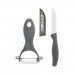 Peeler Knife 5five Simply Smart Grey Ceramic 17,5 cm