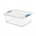 Boîte Multiusage Domopak Living Katla 39 x 29 x 15,5 cm Transparent polypropylène 12 L