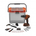 Set met boor en accessoires Black & Decker bcksb05-qw 18 V