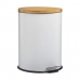 Cubo de basura 5five Simply Smart Baltik Blanco 30 L Metal