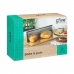 Coș pentru pâine 5five Simply Smart Bambou cuisine Argintiu Cromat 39 x 26,5 x 15,5 cm Lemn