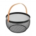 Panier en tige de métal 5five Simply Smart Noir Kitchen Métal Ø 29 cm