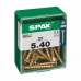 Csavaros doboz SPAX Fa csavar Lapos fej (5 x 40 mm) (5,0 x 40 mm)