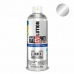 Аэрозольная краска Pintyplus Evolution RAL 9006 Водная основа White Aluminium 400 ml