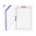 Plaat Compossar Transparant Polycarbonaat 4 mm 29 x 43 cm