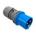 Socket plug EDM CETAC Modrá IP44 16 A Vzdušný