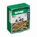 Krabička so skrutkami SPAX Skrutka do dreva Plochá hlavica (4,0 x 40 mm) (4 x 40 mm)
