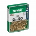 Schraubenkasten SPAX Holzschraube Flacher Kopf (2,5 x 20 mm)