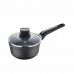 Casseruola con Coperchio San Ignacio Bistro SG6424 Nero opaco Alluminio fuso 1,3 L