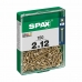 Eske med skruer SPAX 4081020200122 Treskrue Flatt hode (2 x 12 mm) (2,0 x 12 mm)