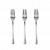 Set di Forchette San Ignacio Natur SG7766 Brillante Acciaio inossidabile 3 Unità