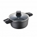 Casserole with lid San Ignacio Bistro SG6426 Matte back Ø 24 x 12 cm 4 L