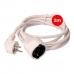 Cable alargador EDM 23201 Blanco 2 m