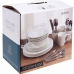 Set de Veselă Excellent Houseware Stockholm Porțelan Alb 36 Piese