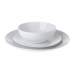 Set de Vajilla Porcelana Blanco 12 Piezas