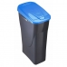 Caixote de Lixo para Reciclagem Mondex Ecobin Azul Com tampa