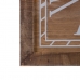Sieninis laikrodis Natūralus Eglės mediena 60 x 5 x 60 cm