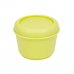 Food Preservation Container Milan Sunset Yellow Plastic Circular 250 ml Ø 10 x 7 cm