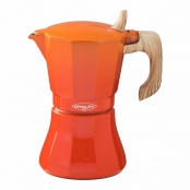 Cafetera Italiana Bialetti Venus box Madera Acero Inoxidable 2 Tazas 100 ml  