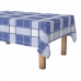 Nappe en rouleau Exma Antitaches Bleu Vérifié Classique 140 cm x 25 m