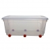 Opbergdoos op Wielen Archivo 2000 Transparant Plastic 70 L 44 x 81 x 34 cm