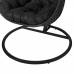 Schaukelstuhl Dido 190 x 95 x 95 cm Schwarz Rattan