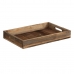 Snacksbrett 48 x 32 x 6 cm Naturell Grantre 3 Deler