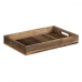 Snacksbrett 48 x 32 x 6 cm Naturell Grantre 3 Deler