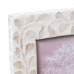 Photo frame Beige Mother of pearl 17 x 22 cm MDF Wood