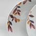 Assiettes Blanc Multicouleur Porcelaine Volets 1 cm 37 x 23 x 30 cm 18 Pièces