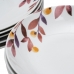 Assiettes Blanc Multicouleur Porcelaine Volets 1 cm 37 x 23 x 30 cm 18 Pièces