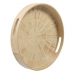 Välipalatarjotin Beige Bambu 35 x 35 x 5 cm Puu MDF