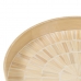 Plateau apéritif Beige Bambou 35 x 35 x 5 cm Bois MDF